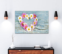 Obraz Srdce z kvetov 1590